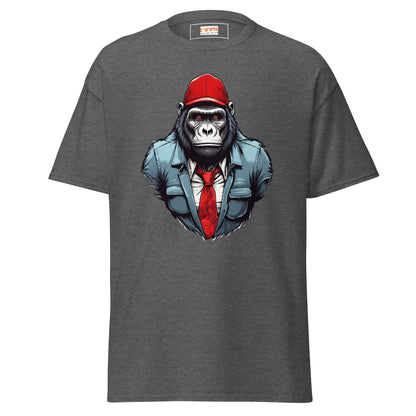 Cool Gorilla | Gorilla T-Shirt - Dark Heather - T-Shirts Online