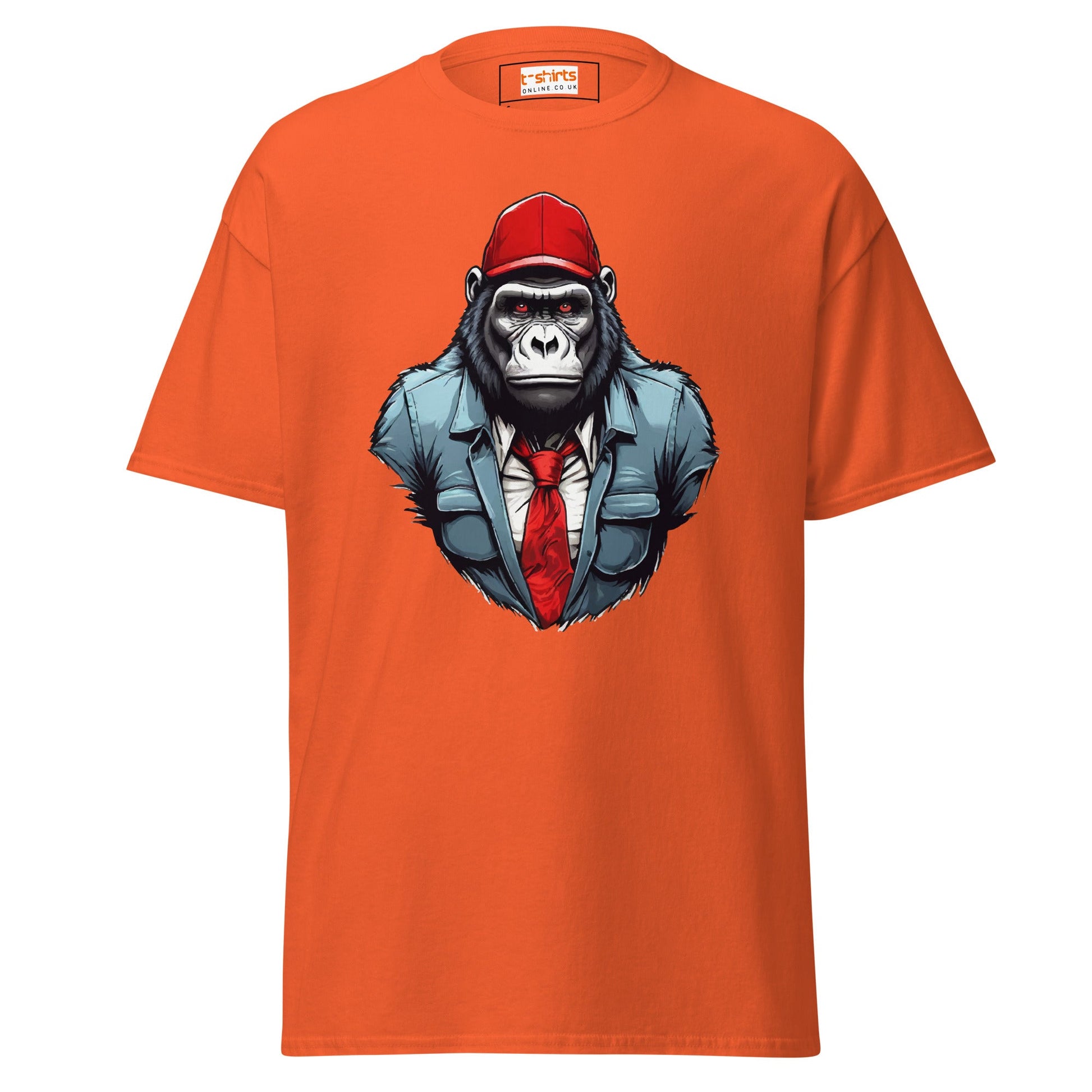 Cool Gorilla | Gorilla T-Shirt - Orange - T-Shirts Online