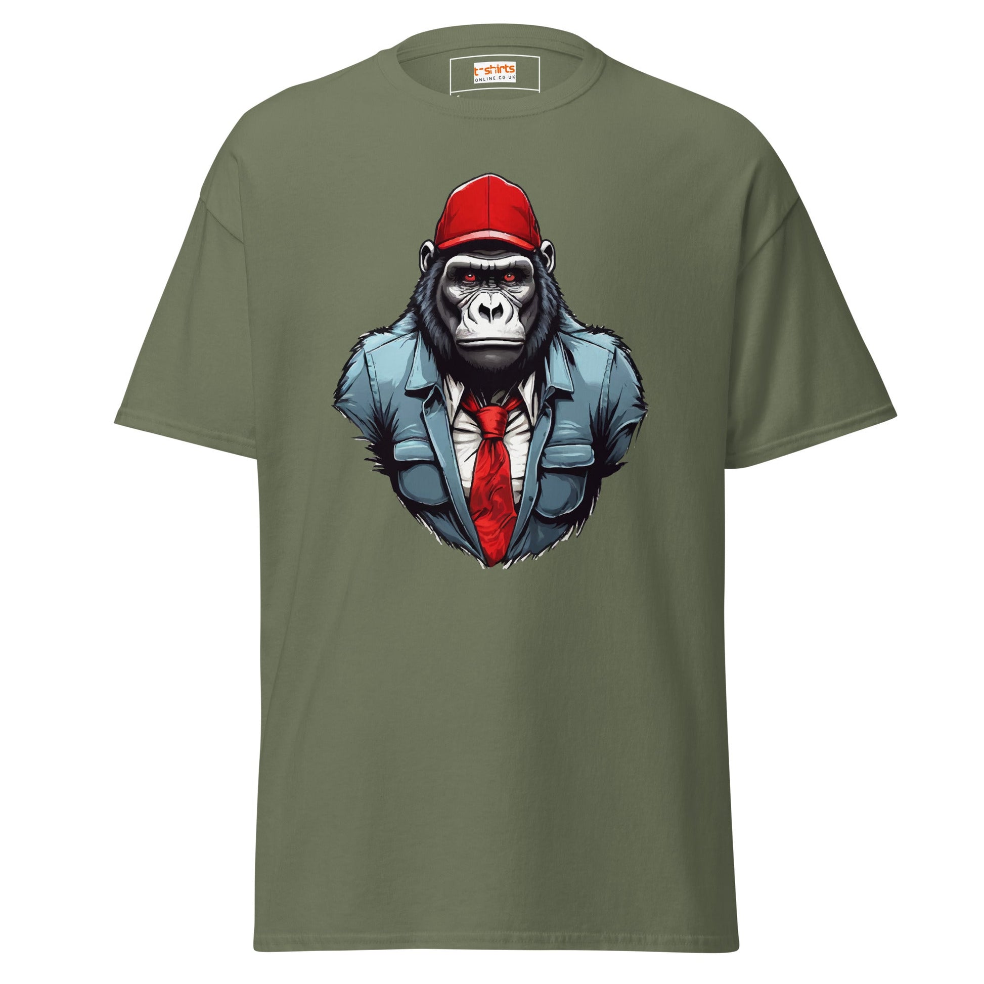 Cool Gorilla | Gorilla T-Shirt - Military Green - T-Shirts Online
