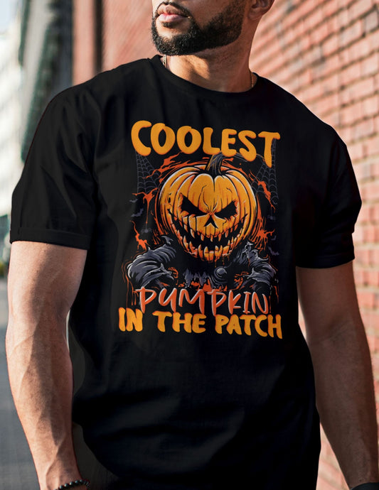 Coolest Pumpkin | Unisex Halloween T-Shirt - Black - T-Shirts Online