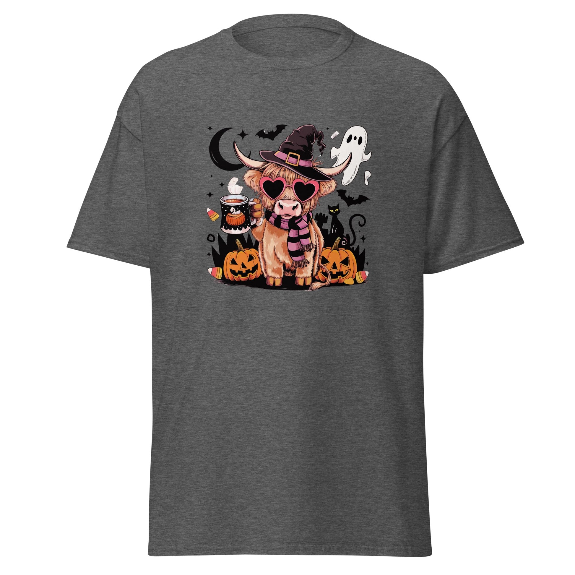 Cow Halloween | Cow T-Shirt - Dark Heather - T-Shirts Online