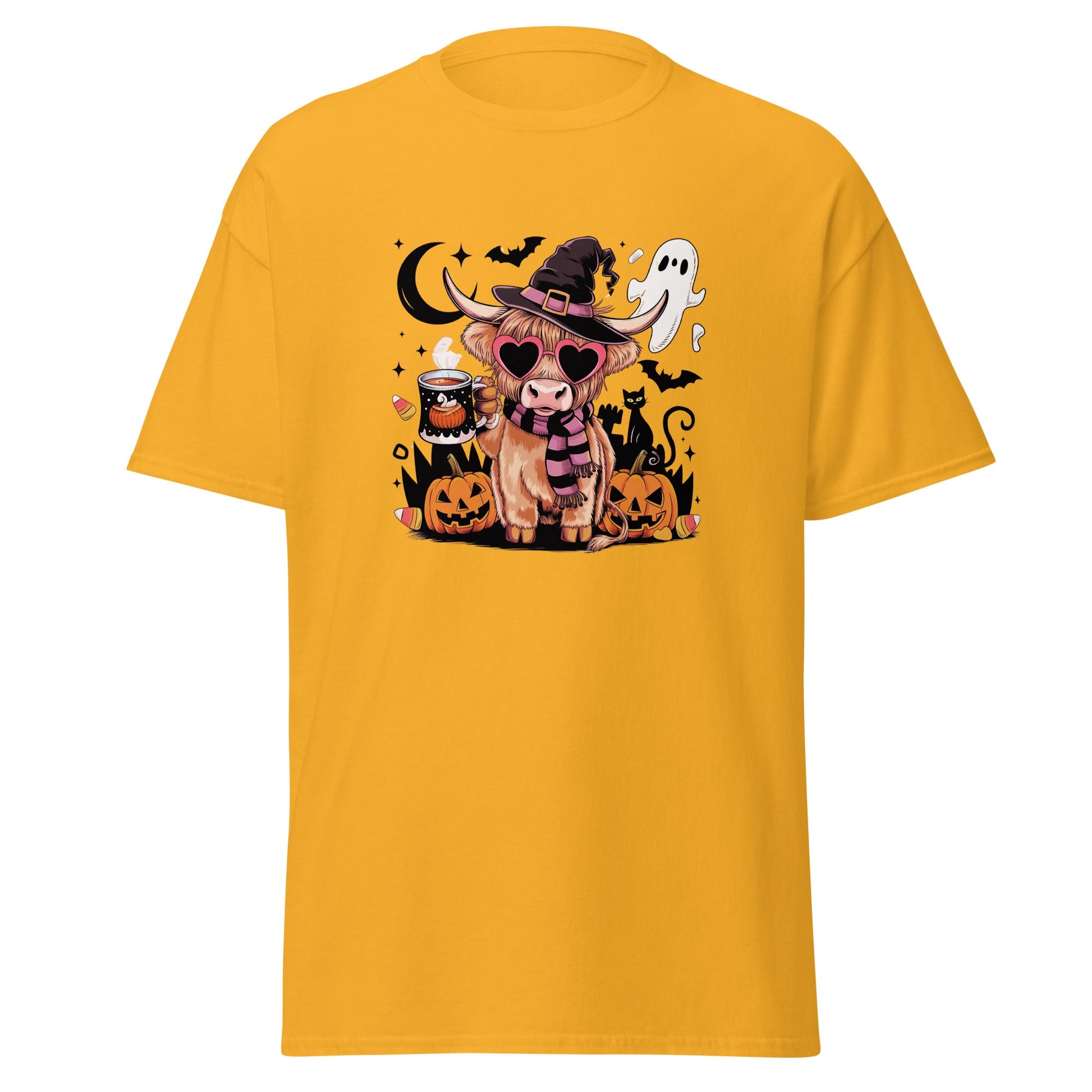 Cow Halloween | Cow T-Shirt - Gold - T-Shirts Online