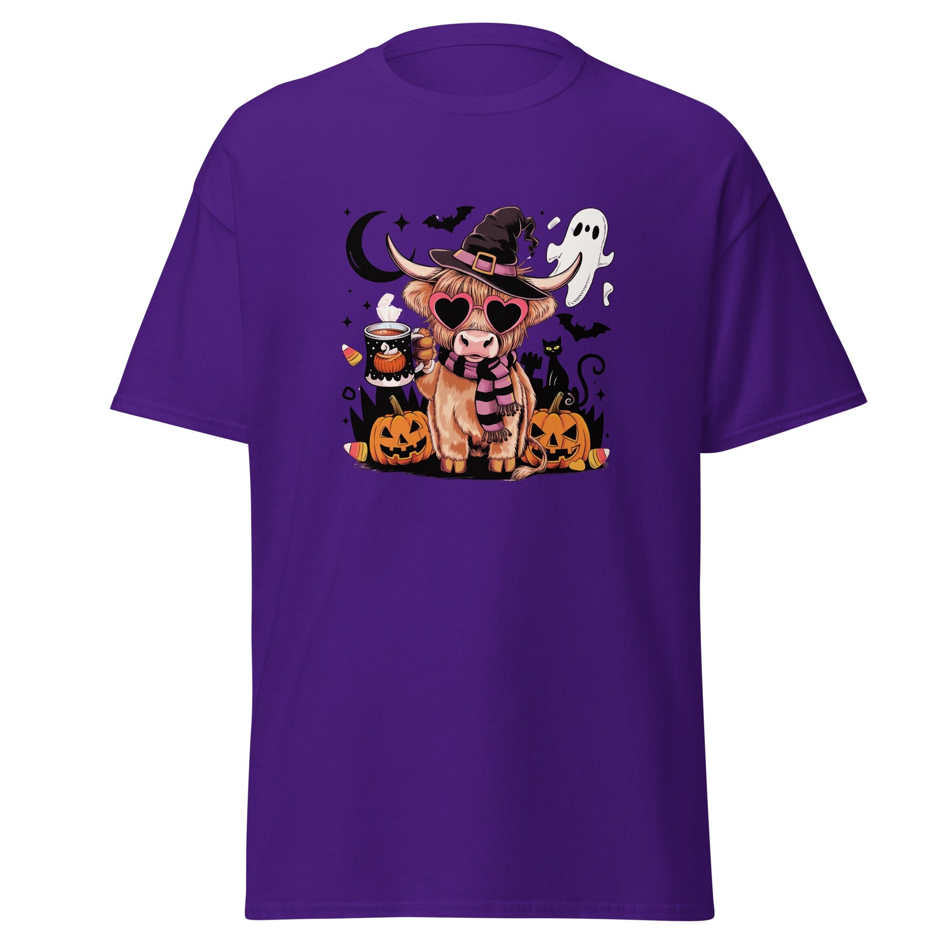 Cow Halloween | Cow T-Shirt - Purple - T-Shirts Online