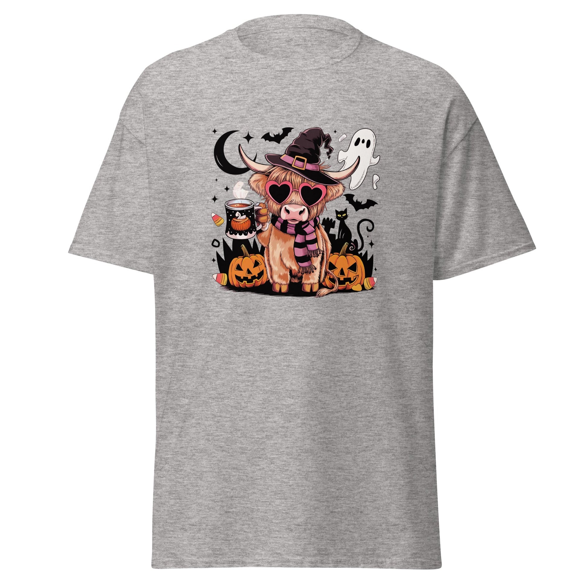 Cow Halloween | Cow T-Shirt - Sport Grey - T-Shirts Online
