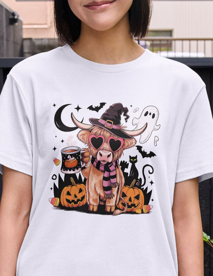 Cow Halloween | Cow T-Shirt - Black - T-Shirts Online