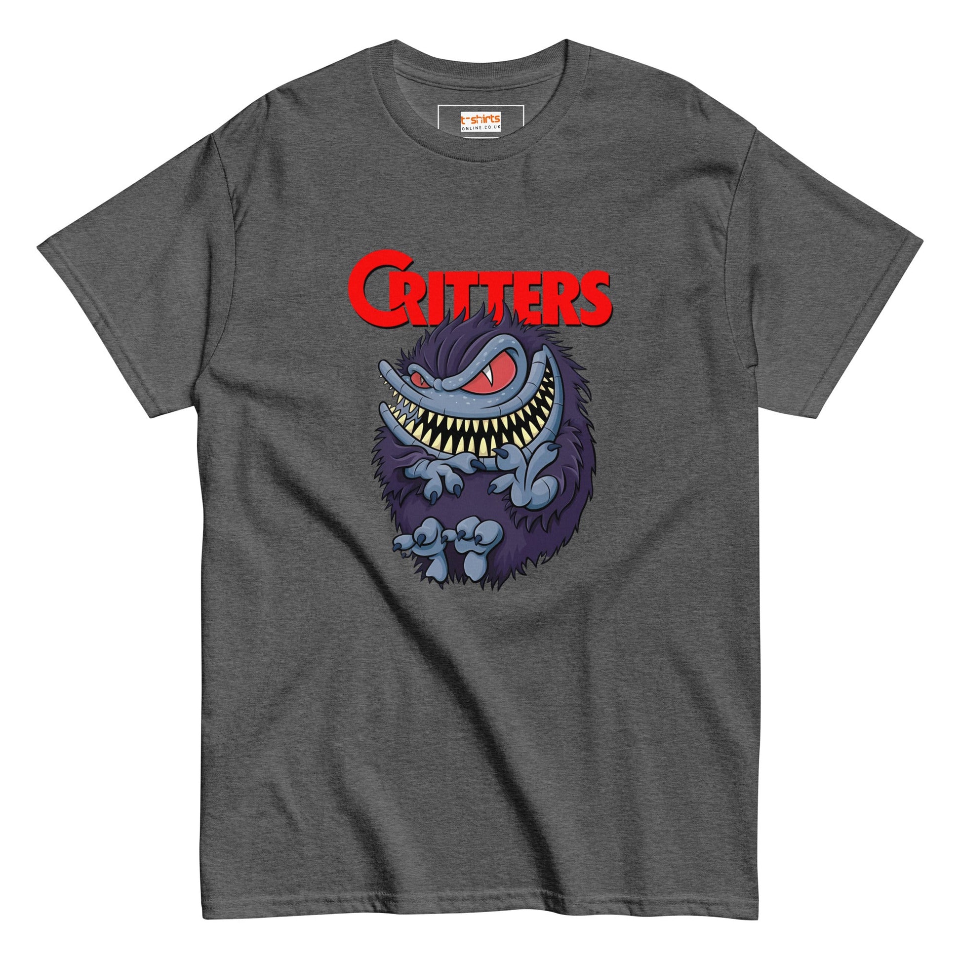 Critters T-Shirt | Movie Fanart Tee - Dark Heather - T-Shirts Online