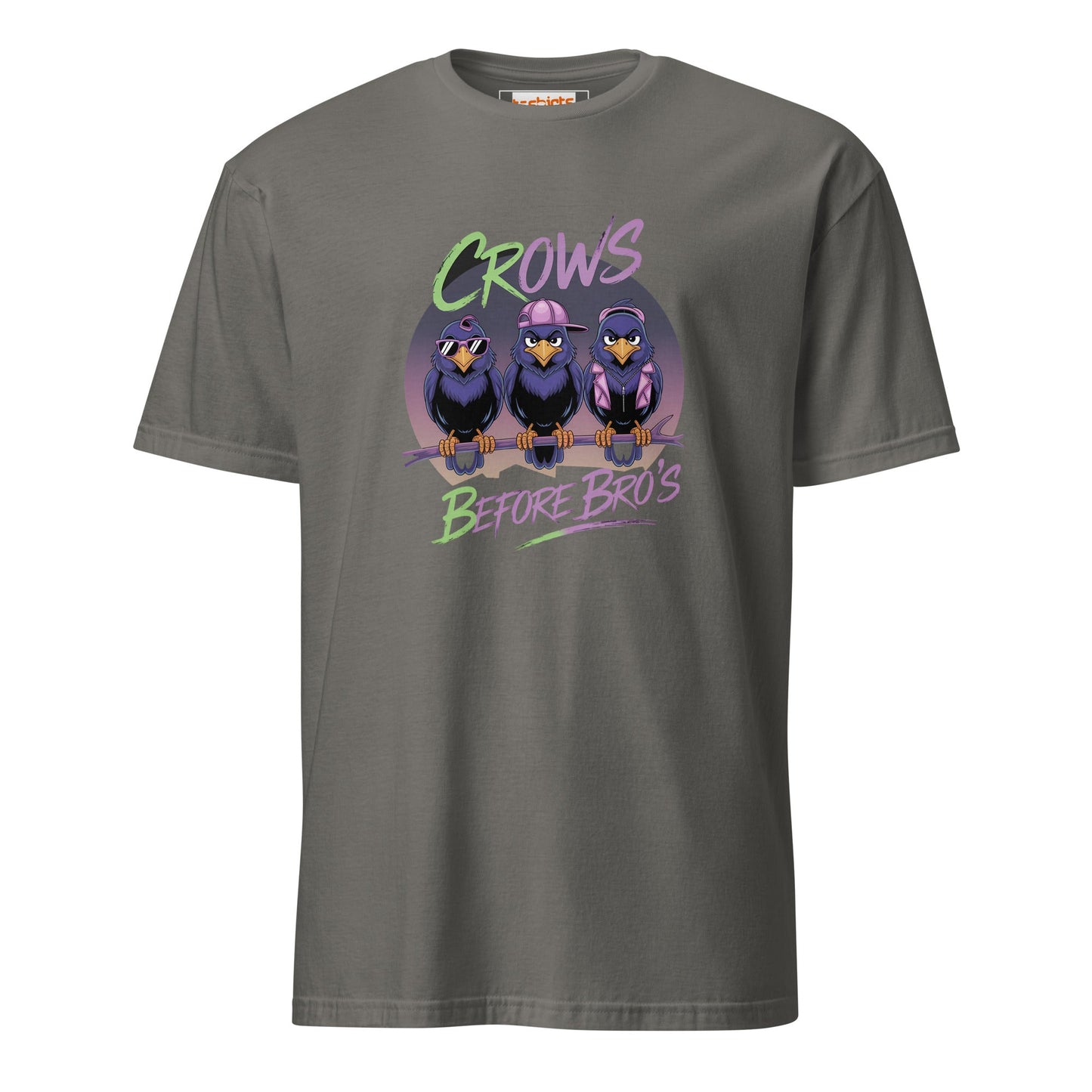 Crows Bedfore Bro's T-Shirt | Funny Game of Thrones Tee - Charcoal - T-Shirts Online