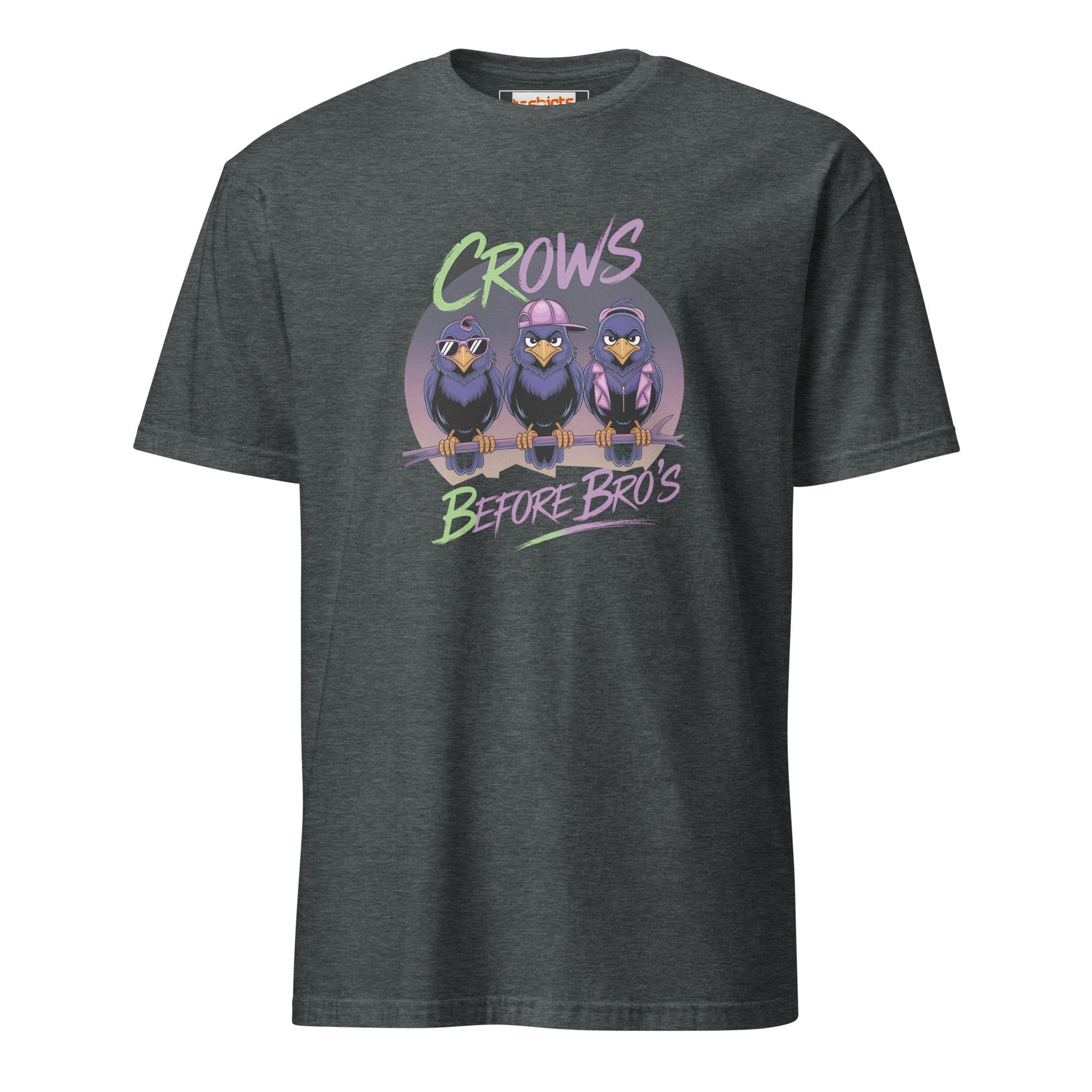 Crows Bedfore Bro's T-Shirt | Funny Game of Thrones Tee - Dark Heather - T-Shirts Online