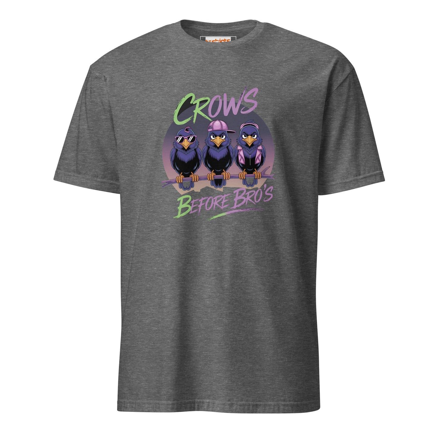 Crows Bedfore Bro's T-Shirt | Funny Game of Thrones Tee - Graphite Heather - T-Shirts Online