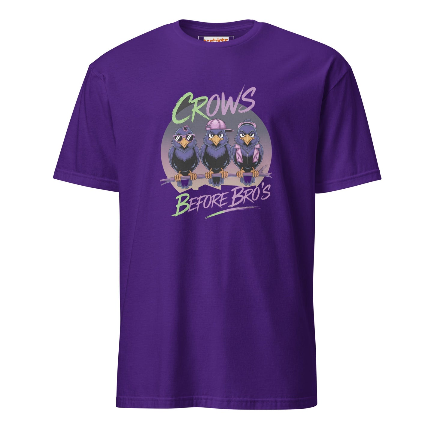 Crows Bedfore Bro's T-Shirt | Funny Game of Thrones Tee - Purple - T-Shirts Online