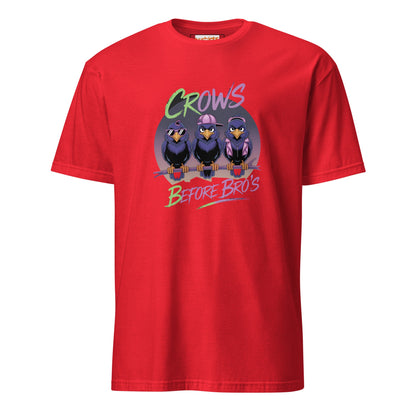 Crows Bedfore Bro's T-Shirt | Funny Game of Thrones Tee - Red - T-Shirts Online