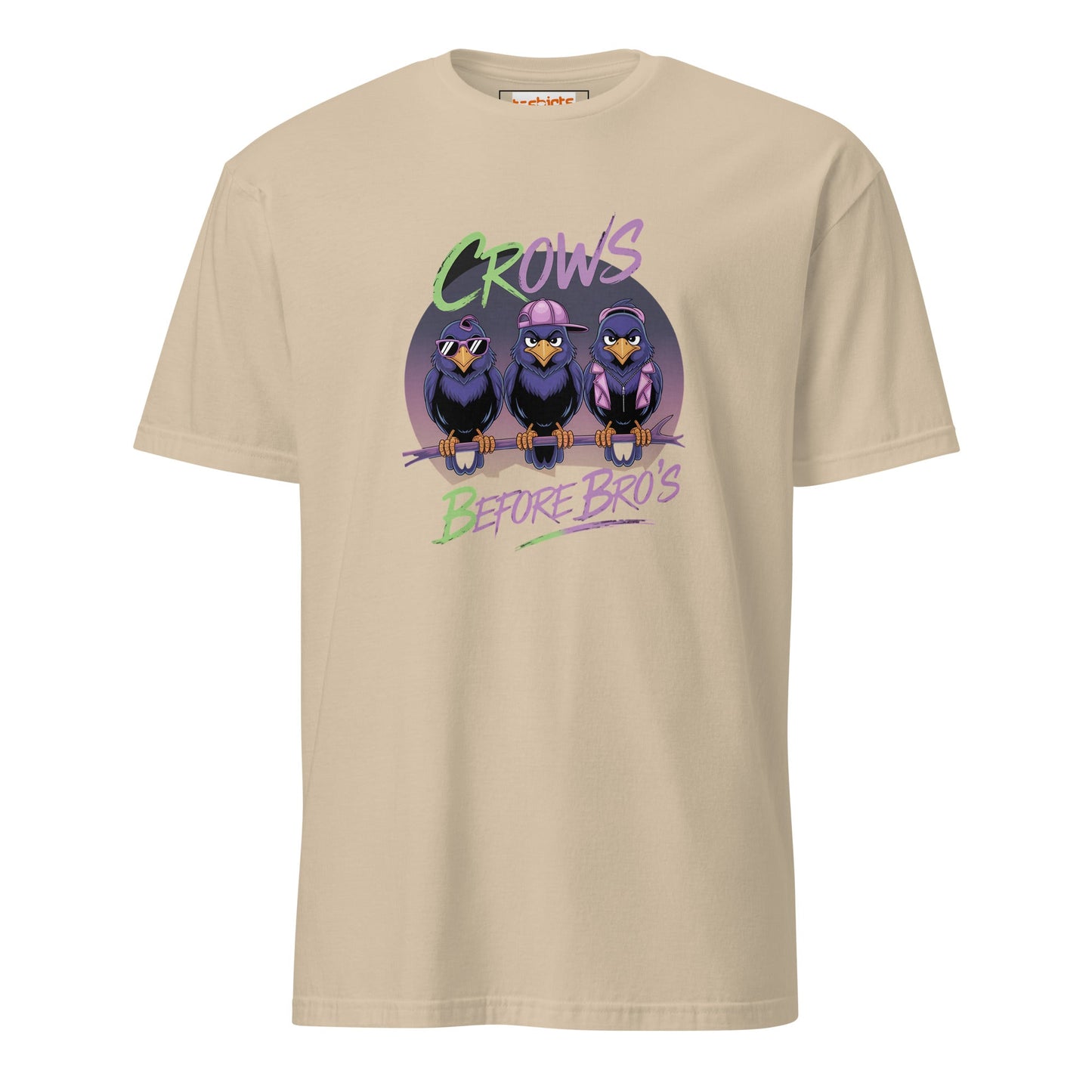 Crows Bedfore Bro's T-Shirt | Funny Game of Thrones Tee - Sand - T-Shirts Online