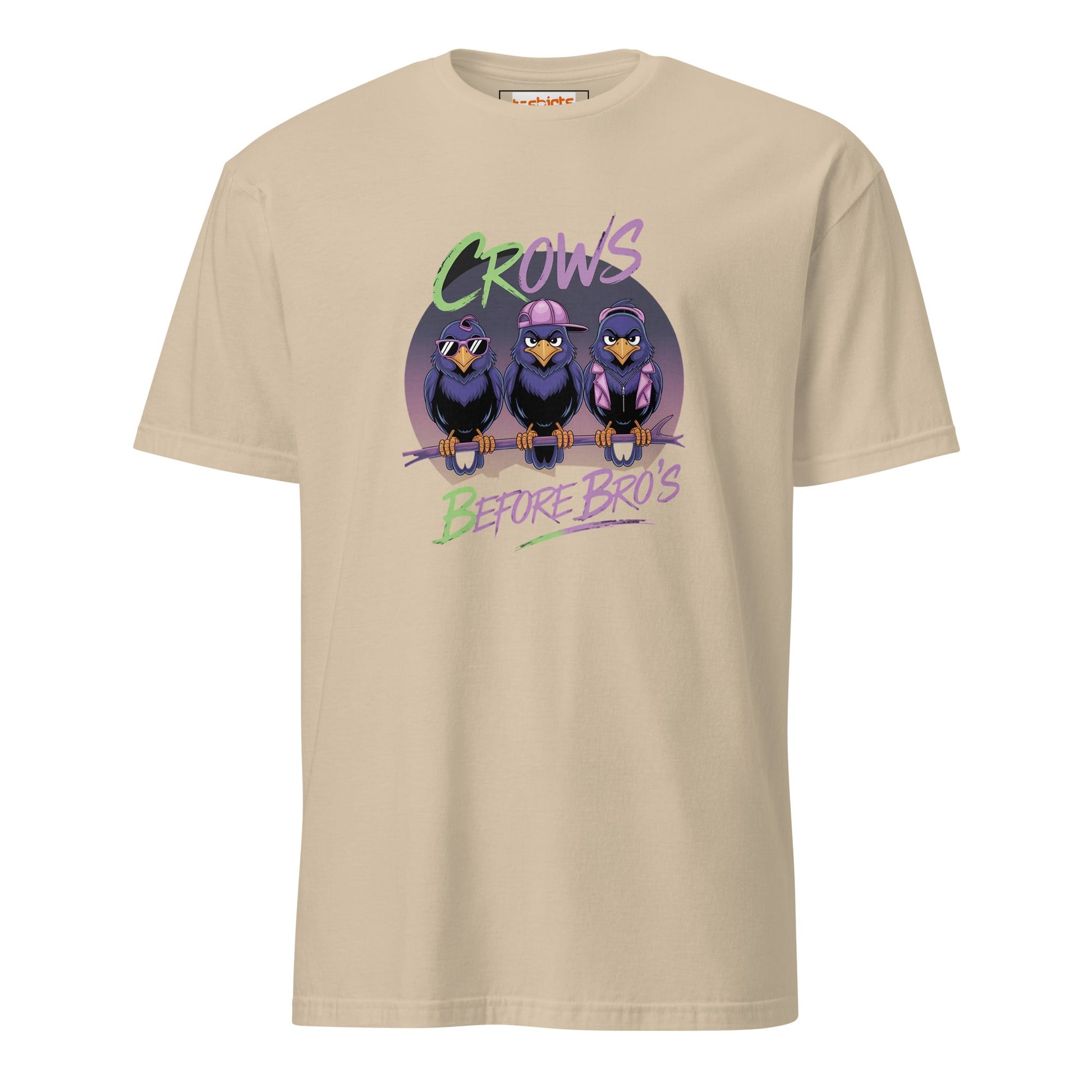 Crows Bedfore Bro's T-Shirt | Funny Game of Thrones Tee - Sand - T-Shirts Online
