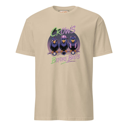 Crows Bedfore Bro's T-Shirt | Funny Game of Thrones Tee - Sand - T-Shirts Online
