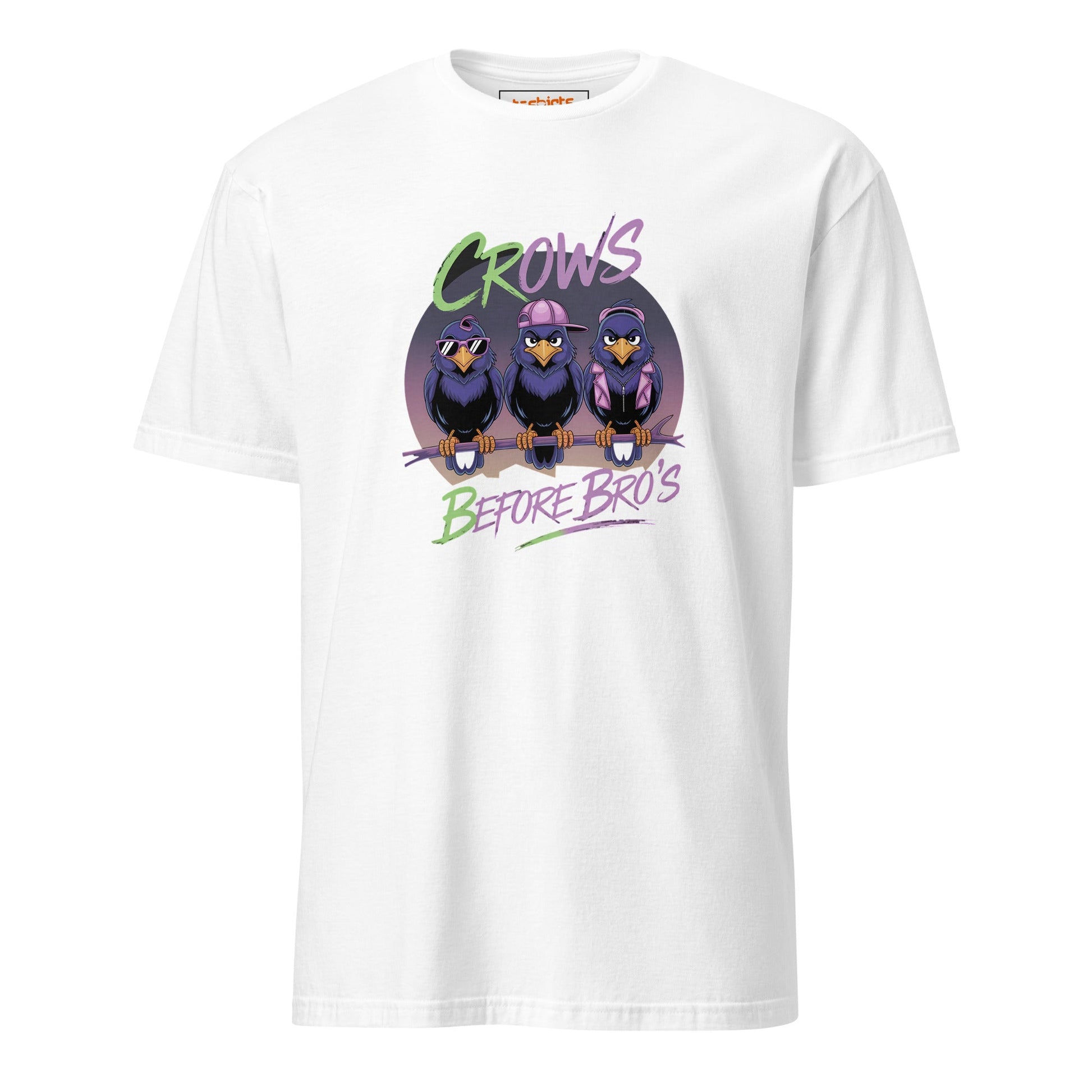 Crows Bedfore Bro's T-Shirt | Funny Game of Thrones Tee - White - T-Shirts Online
