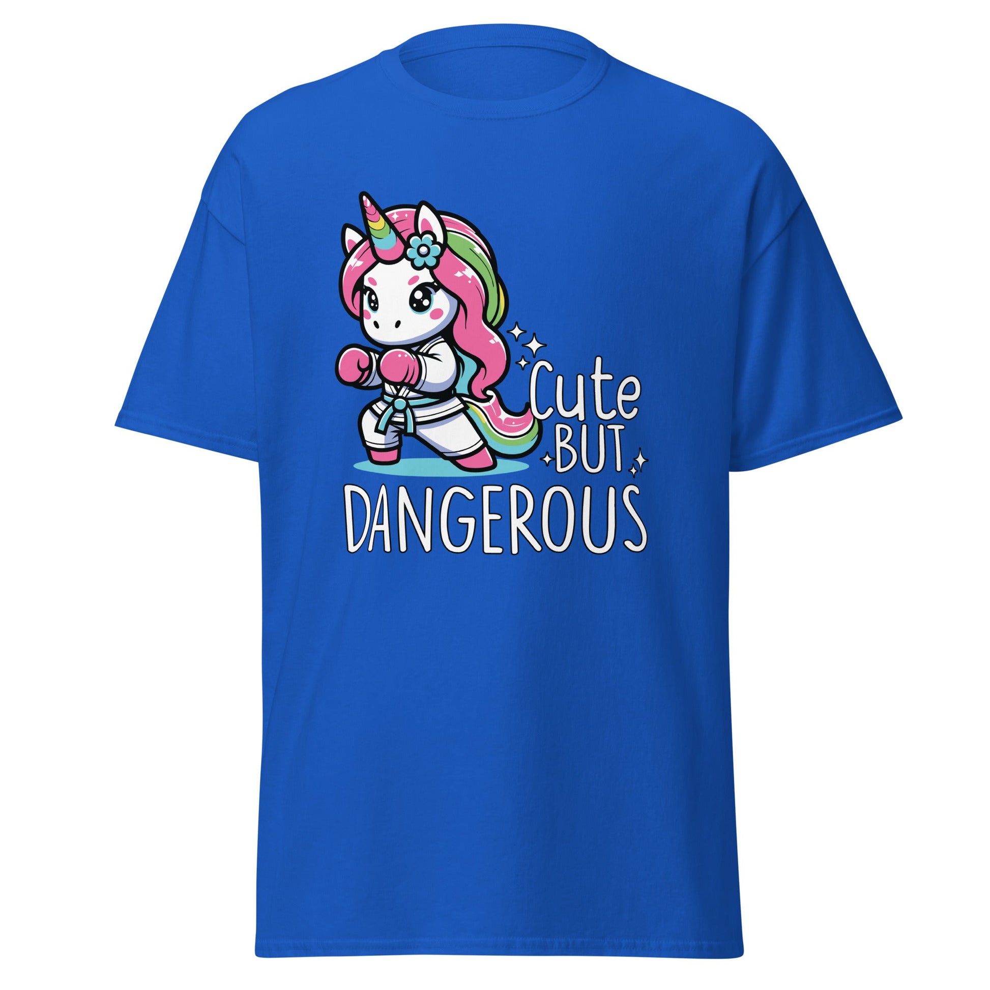 Cute but Dangerous | Unicorn T-Shirt - Royal - T-Shirts Online