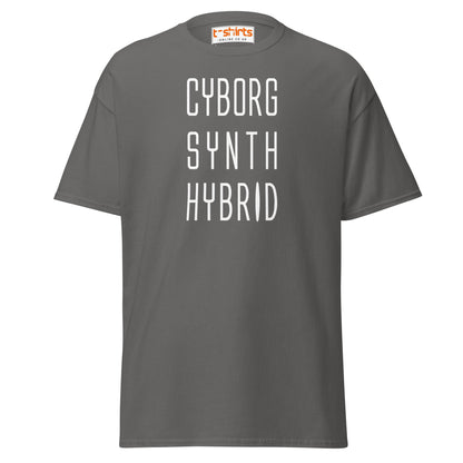 CYBORG SYNTH HYBRID T-Shirt - Charcoal - T-Shirts Online