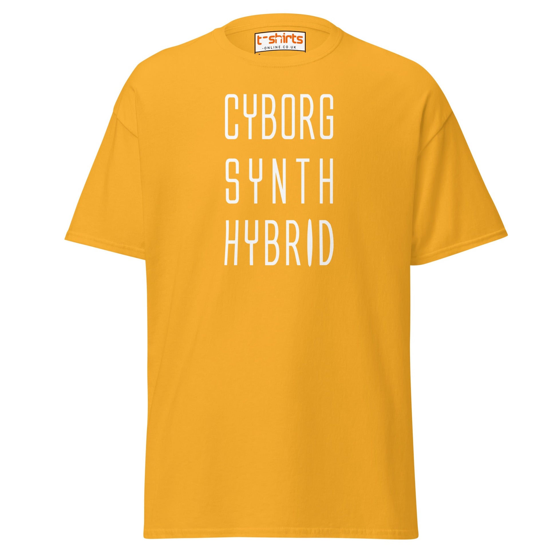 CYBORG SYNTH HYBRID T-Shirt - Gold - T-Shirts Online