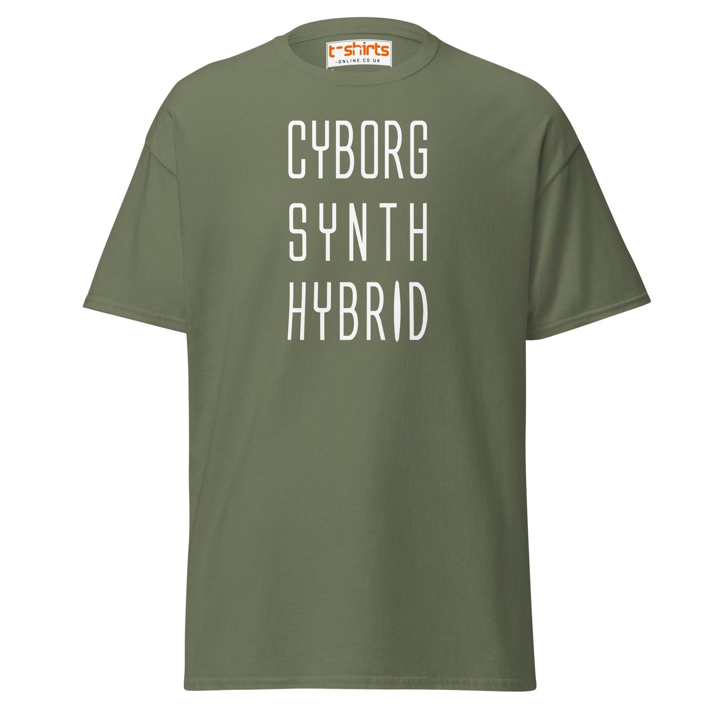 CYBORG SYNTH HYBRID T-Shirt - Military Green - T-Shirts Online