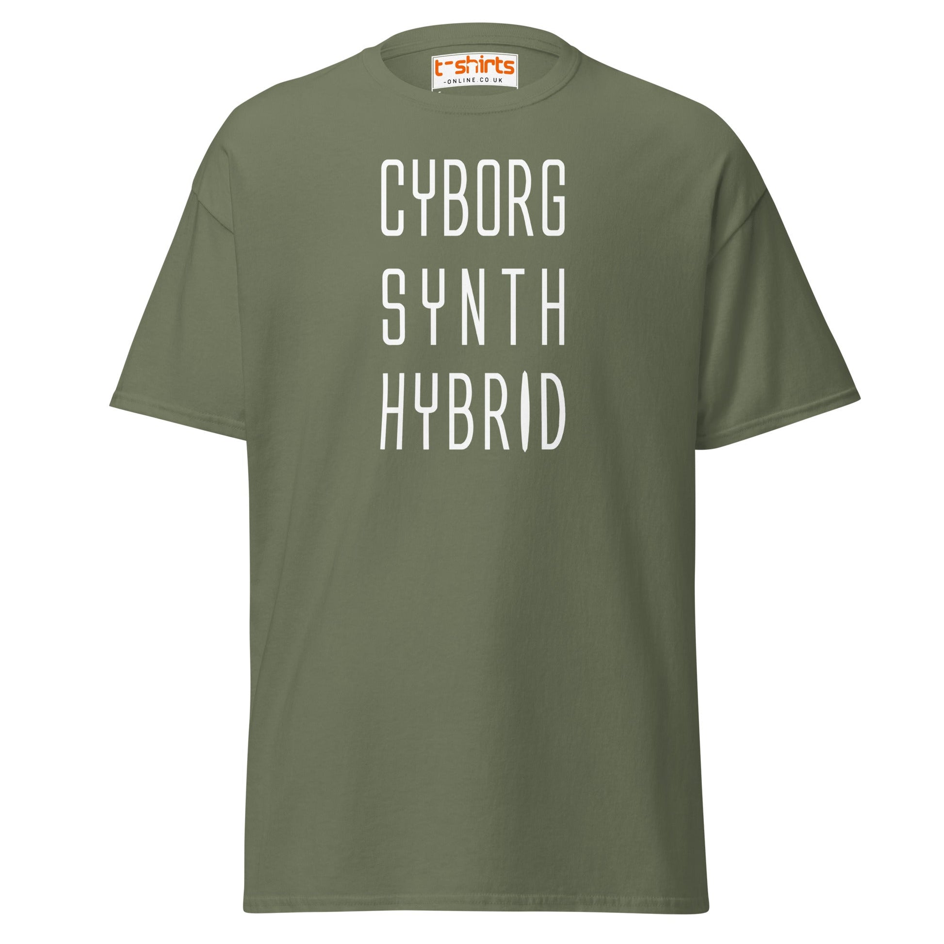 CYBORG SYNTH HYBRID T-Shirt - Military Green - T-Shirts Online
