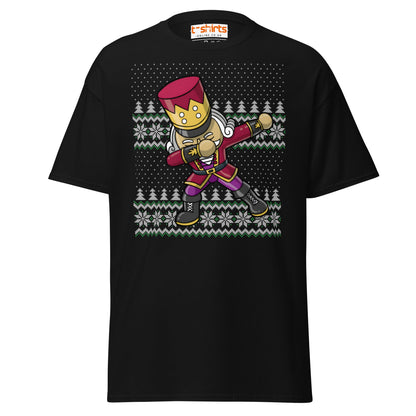 Dabbing Nutcracker Christmas T-Shirt | Funny Holiday Tee - Black - T-Shirts Online
