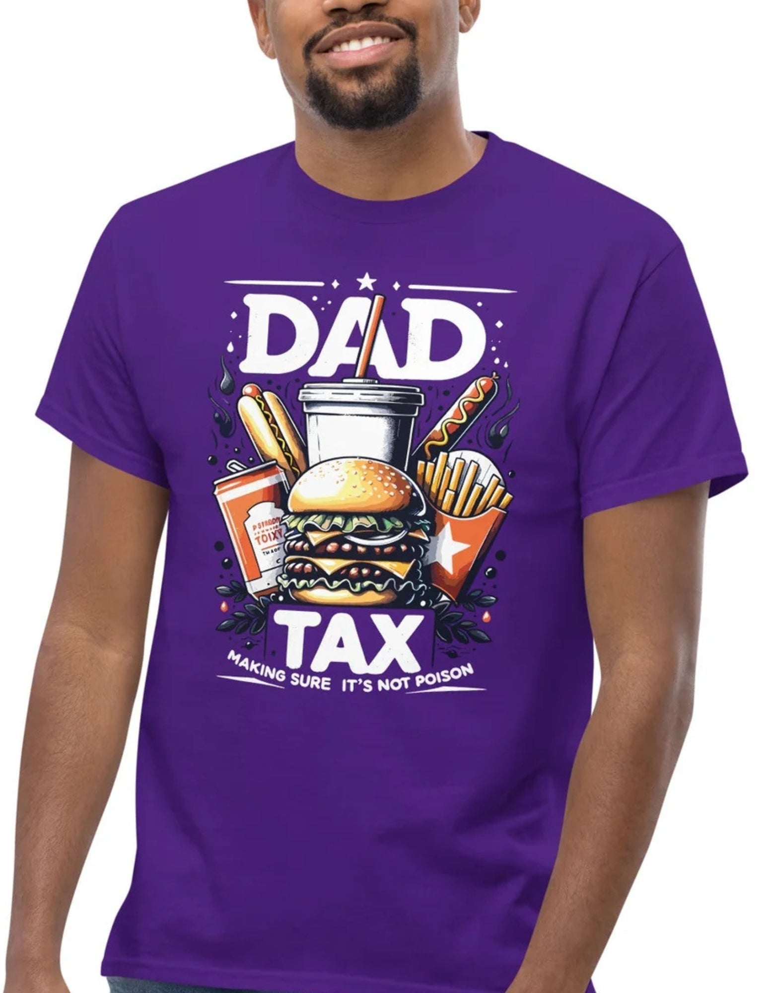 Dad Tax | Father's Day T-Shirt - Black - T-Shirts Online
