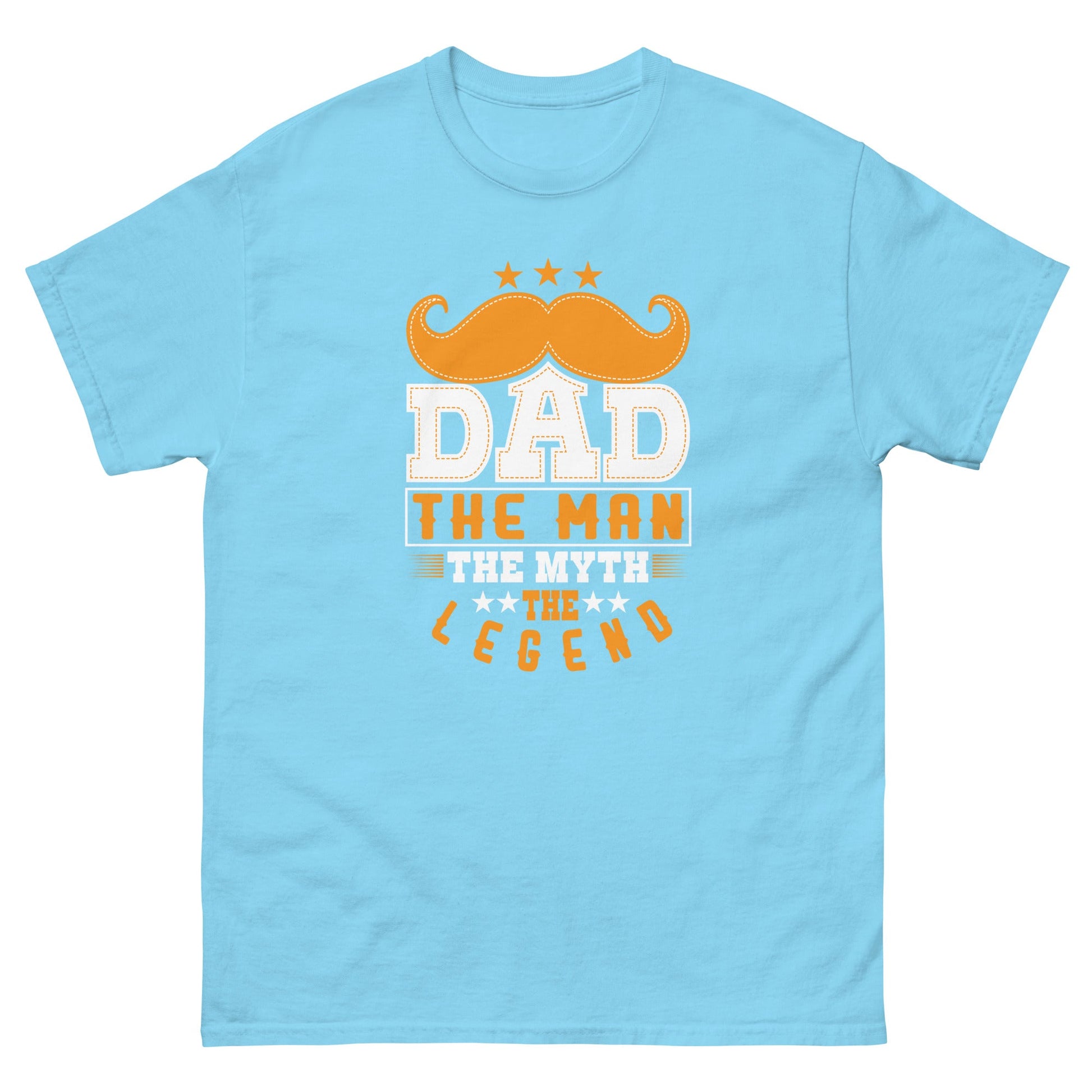 Dad The Legend | Dad's T-Shirt - Sky - T-Shirts Online