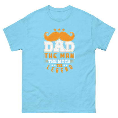 Dad The Legend | Dad's T-Shirt - Sky - T-Shirts Online