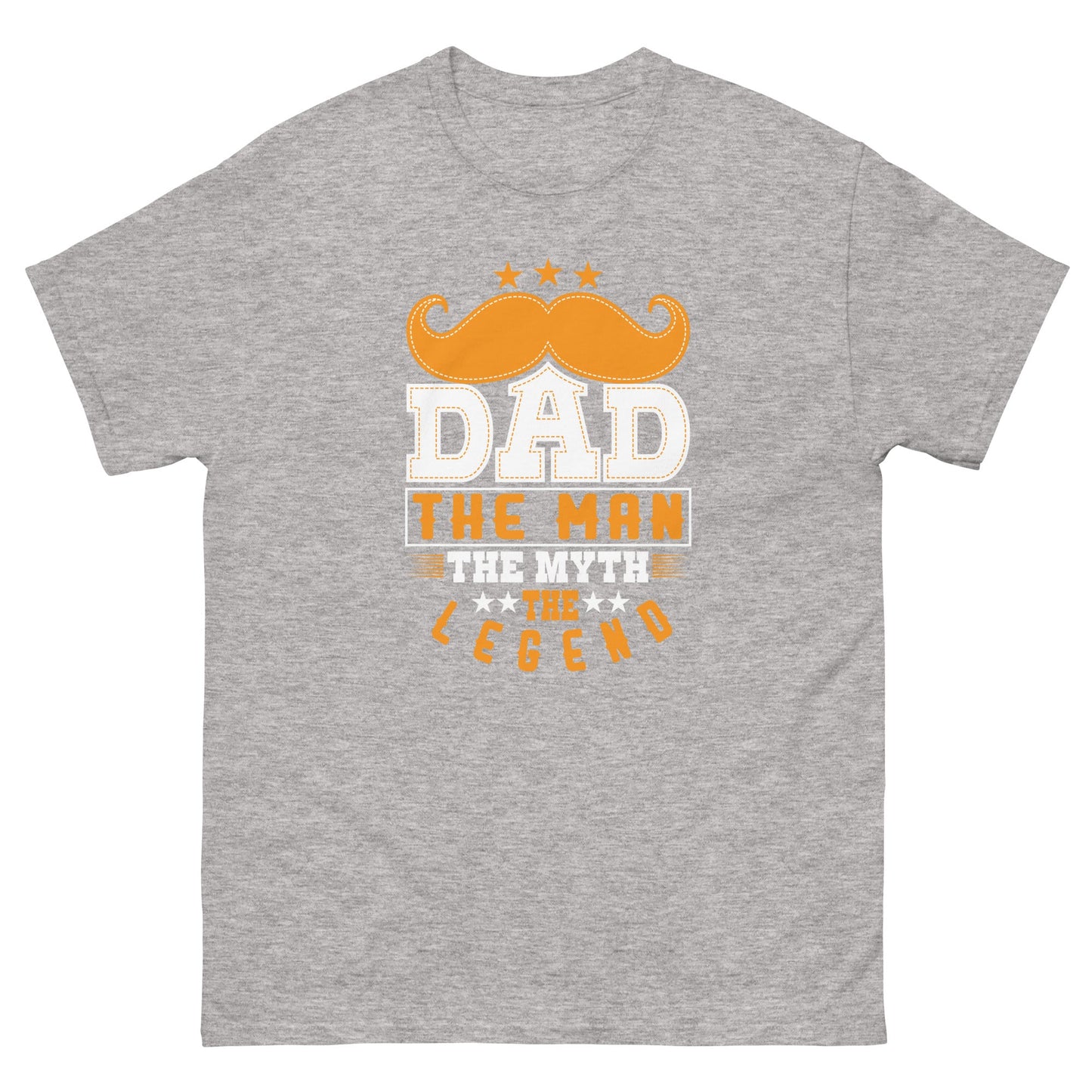 Dad The Legend | Dad's T-Shirt - Sport Grey - T-Shirts Online