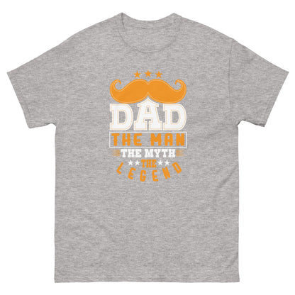 Dad The Legend | Dad's T-Shirt - Sport Grey - T-Shirts Online