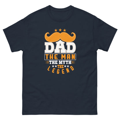 Dad The Legend | Dad's T-Shirt - Navy - T-Shirts Online