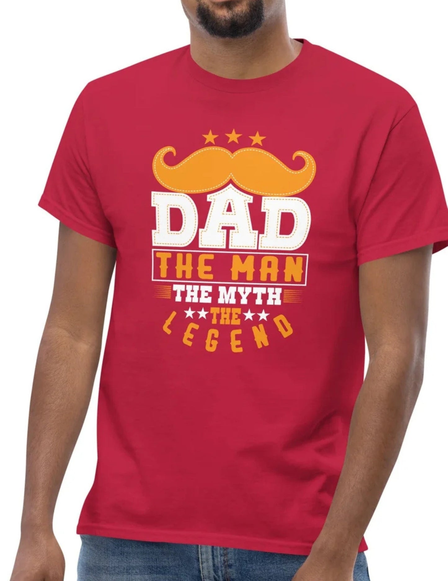 Dad The Legend | Dad's T-Shirt - Black - T-Shirts Online
