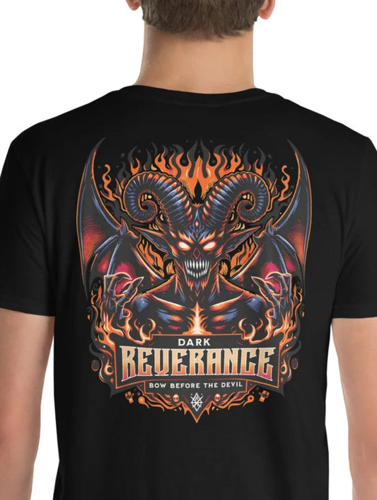 Dark Reverance T-Shirt | Bow Before the Devil - Black - T-Shirts Online