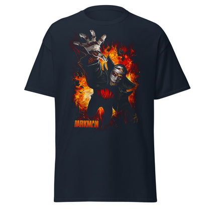 Darkman Movie Comic Book T-Shirt: Retro 90s Hero - Navy - T-Shirts Online