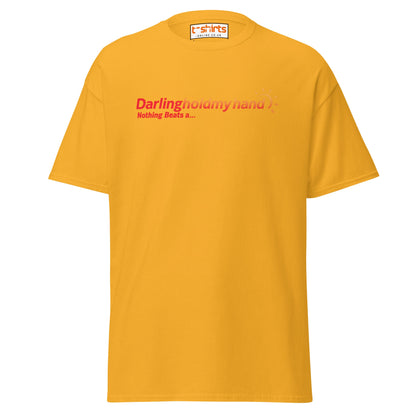Darlingholdmyhand Tee – Holiday Vibes & Warm Feels - Gold - T-Shirts Online