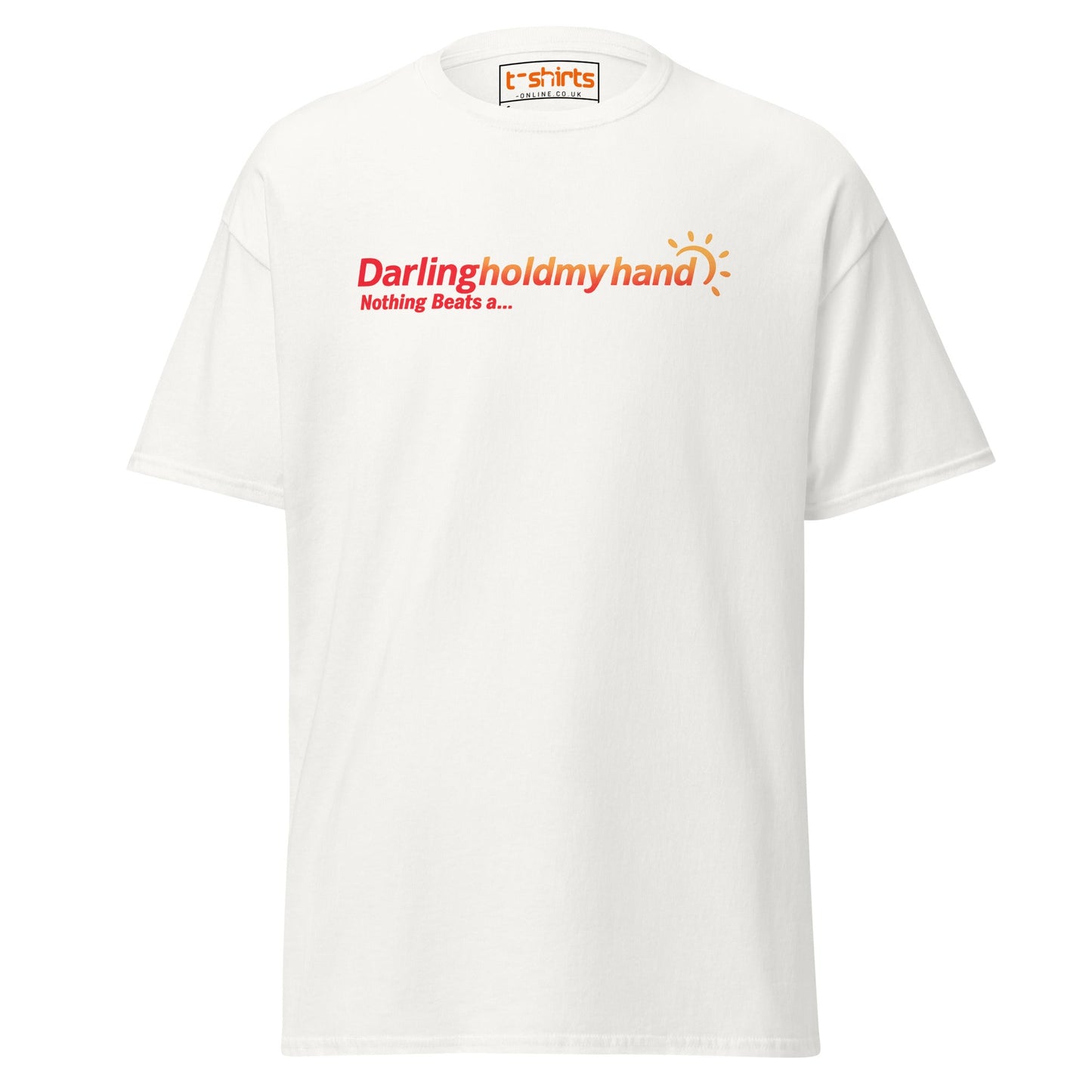 Darlingholdmyhand Tee – Holiday Vibes & Warm Feels - White - T-Shirts Online