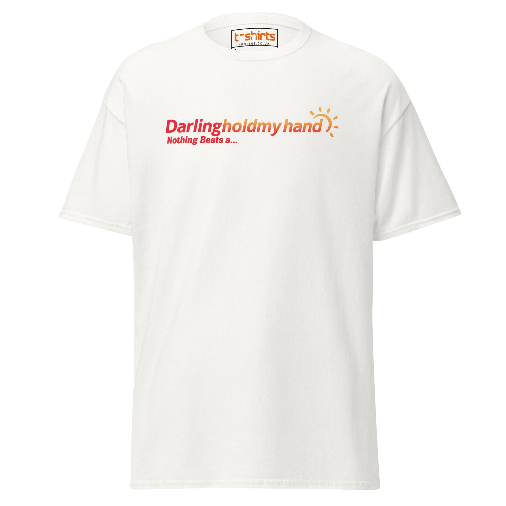 Darlingholdmyhand Tee – Holiday Vibes & Warm Feels - White - T-Shirts Online