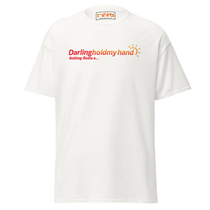 Darlingholdmyhand Tee – Holiday Vibes & Warm Feels - White - T-Shirts Online