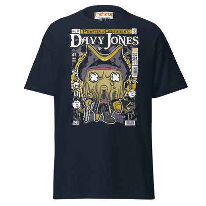 Davy Jones Pirates Funko Style T-Shirt - Navy - T-Shirts Online