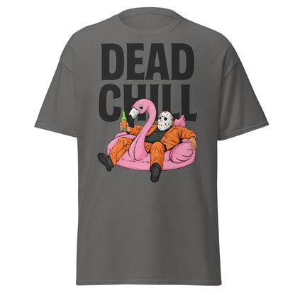 Dead Chill T-Shirt | Funny Horror Slasher Parody Tee - Charcoal - T-Shirts Online