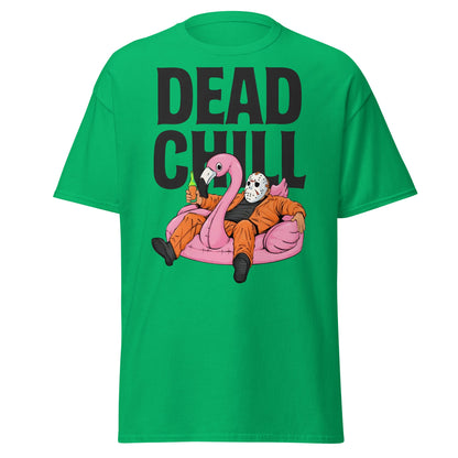 Dead Chill T-Shirt | Funny Horror Slasher Parody Tee - Irish Green - T-Shirts Online