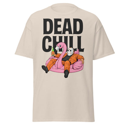 Dead Chill T-Shirt | Funny Horror Slasher Parody Tee - Natural - T-Shirts Online