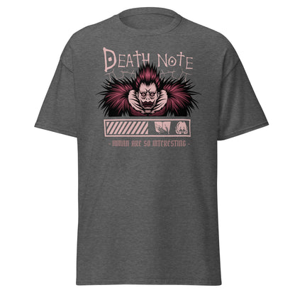 Death Note Anime T-Shirt – Iconic Manga Graphic Tee - Dark Heather - T-Shirts Online