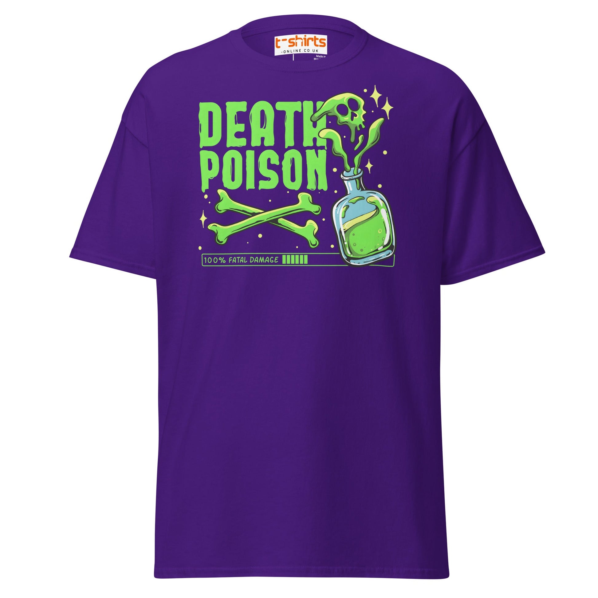 Death Poison T-Shirt - Purple - T-Shirts Online