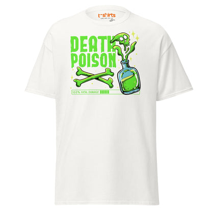 Death Poison T-Shirt - White - T-Shirts Online