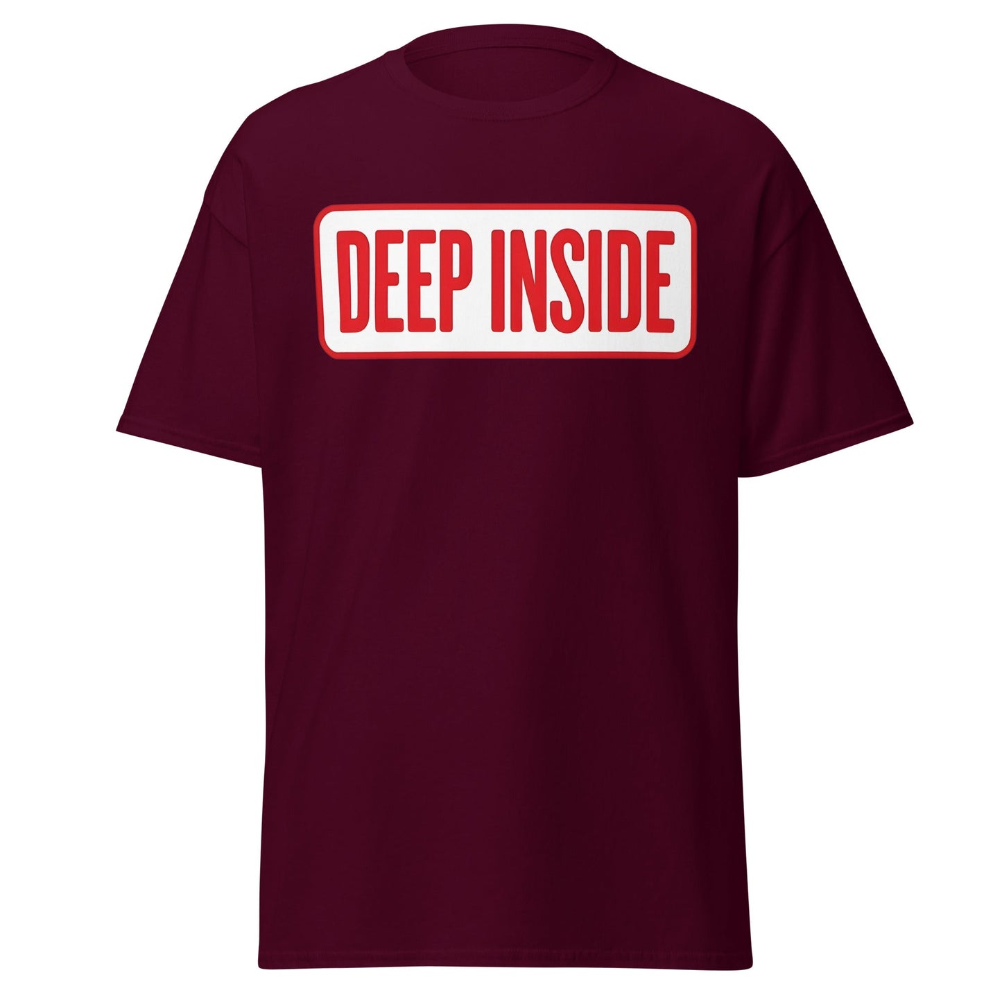 Deep Inside Armwrestling T-Shirt - Hook Technique Tee - Maroon - T-Shirts Online