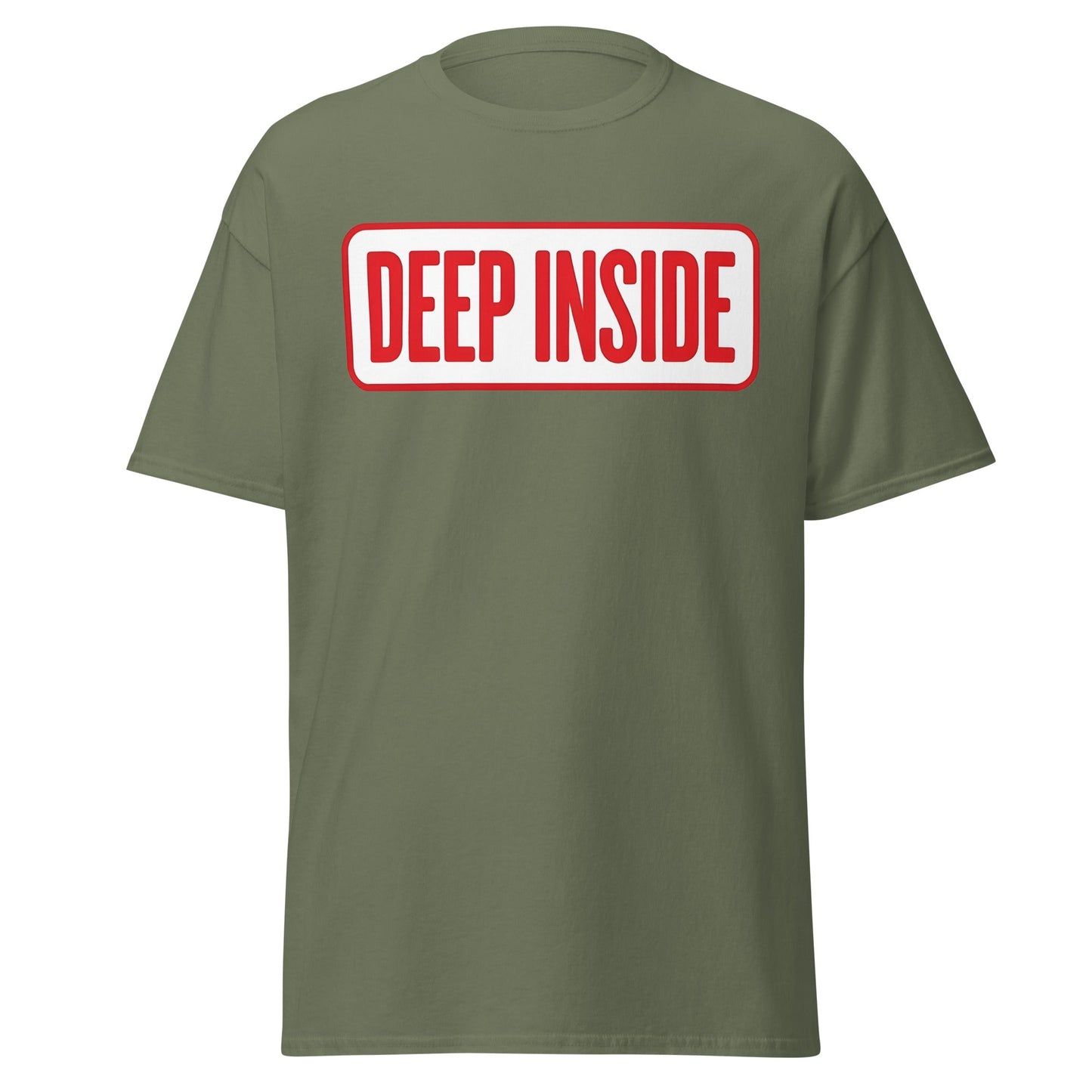 Deep Inside Armwrestling T-Shirt - Hook Technique Tee - Military Green - T-Shirts Online