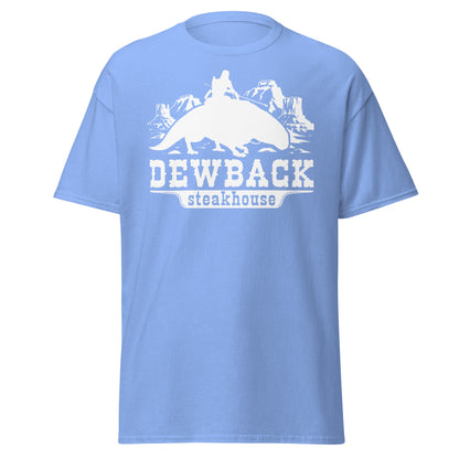 Dewback Steakhouse T-Shirt | Funny Galactic Western Tee - Carolina Blue - T-Shirts Online