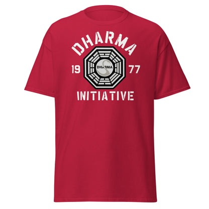 Dharma Initiative 1977 Swan Station T-Shirt | Lost TV Fan - Cardinal - T-Shirts Online
