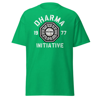 Dharma Initiative 1977 Swan Station T-Shirt | Lost TV Fan - Irish Green - T-Shirts Online